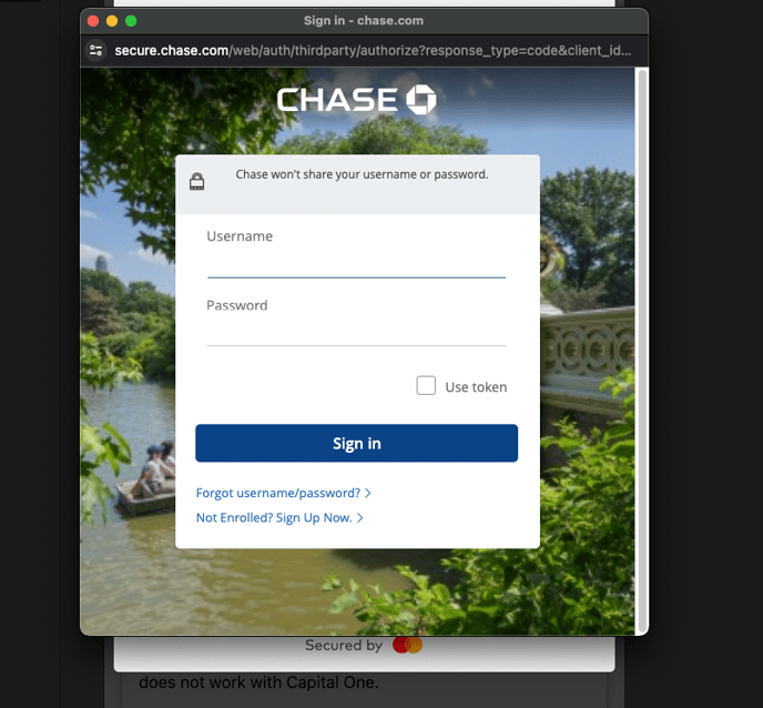 Enter your login credentials