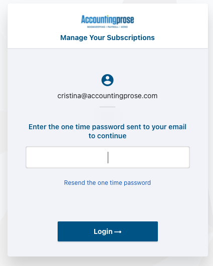 Manage subscription in Chargebee